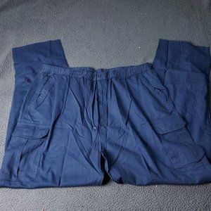 King Size Pants Big Tall Mens 3XL 38L Blue Chino Cargo Khaki